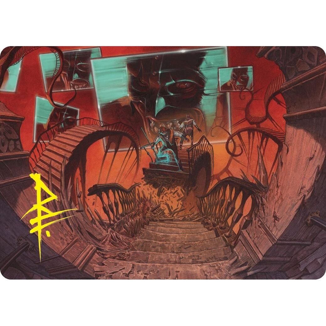 Image for Let's Play a Game Art Card (Gold-Stamped Signature) (8) (ASDSK) - Magic: The Gathering