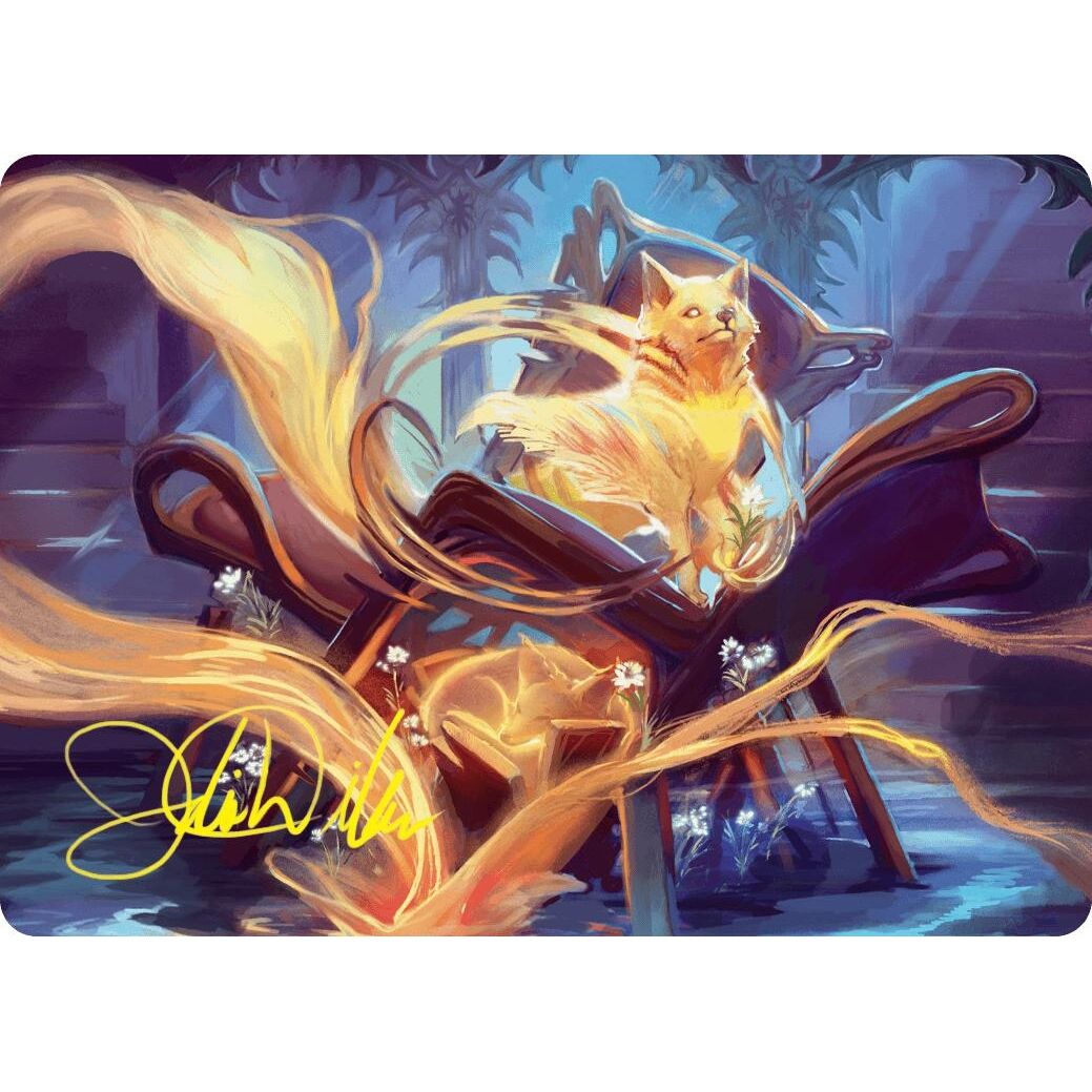 Image for Inquisitive Glimmer Art Card (Gold-Stamped Signature) (17) (ASDSK) - Magic: The Gathering