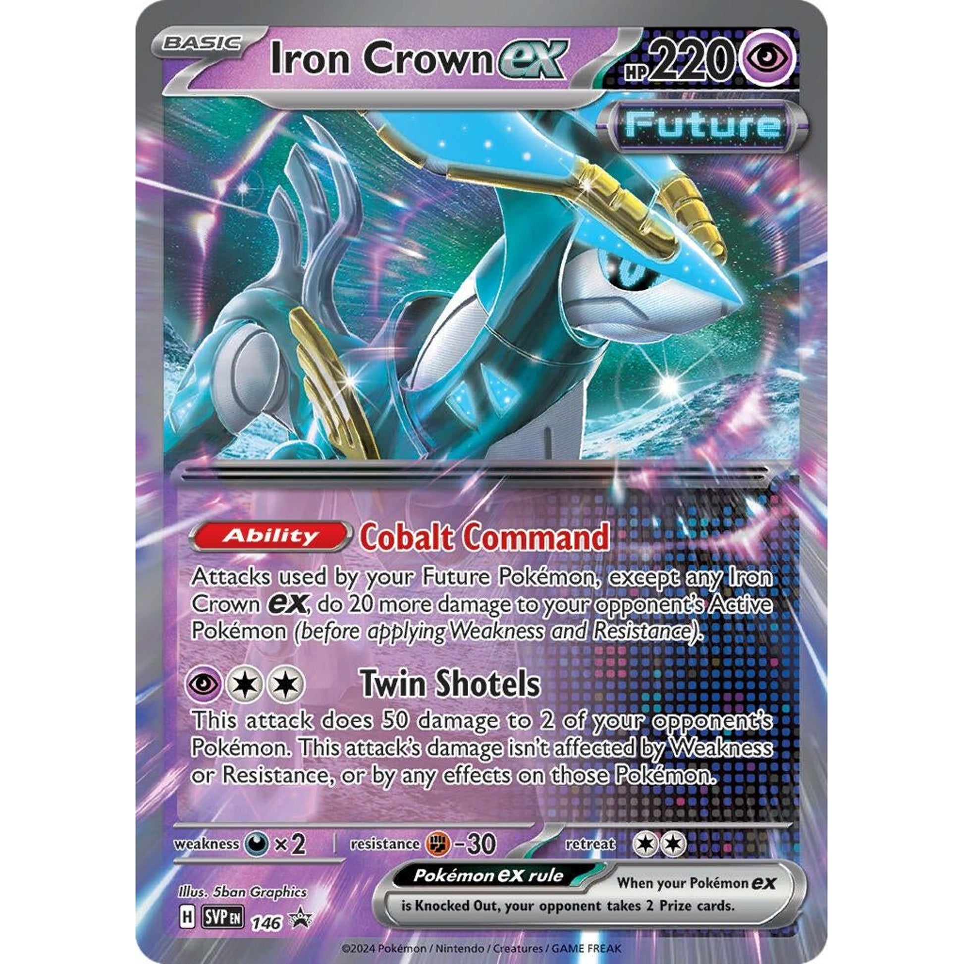 Image for Iron Crown ex - 146 (146) (SVP) - Pokemon