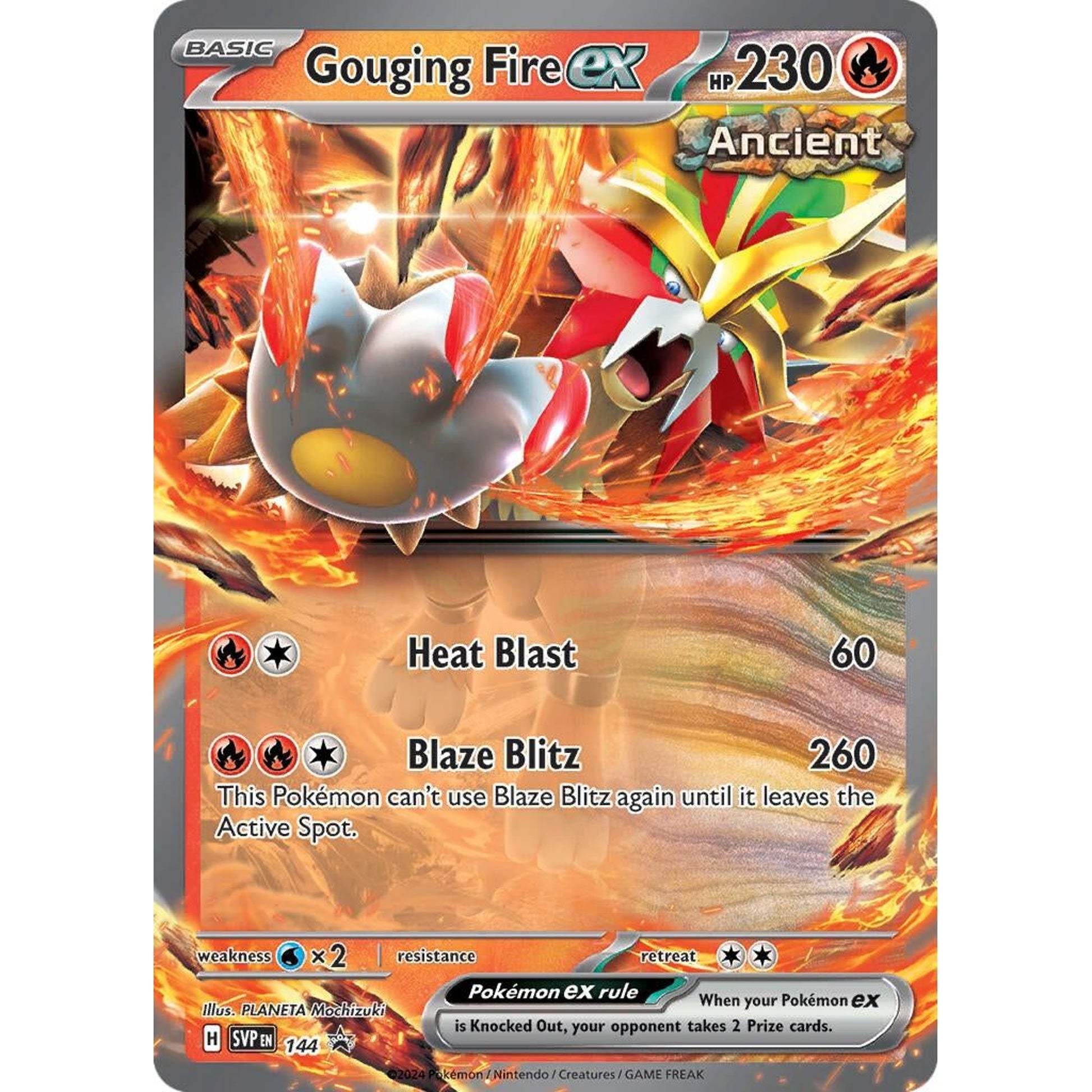 Image for Gouging Fire ex - 144 (144) (SVP) - Pokemon