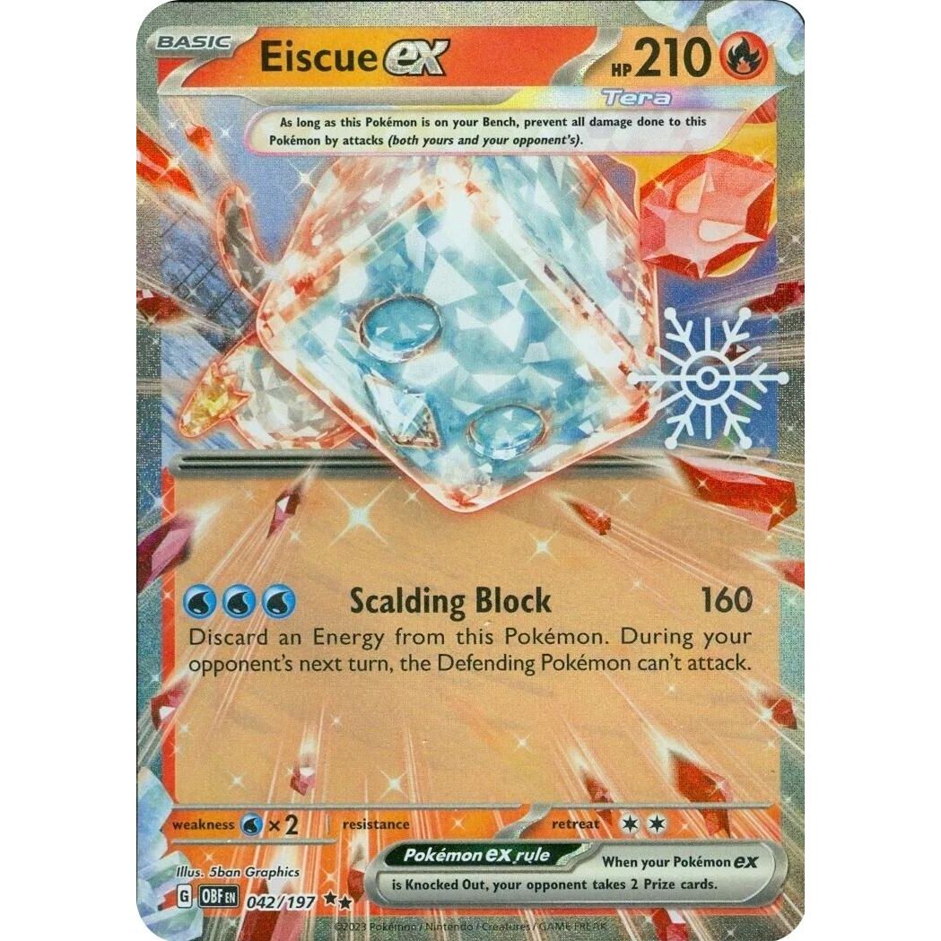 Image for Eiscue ex (Holiday Calendar) (042/197) (MCAP) - Pokemon