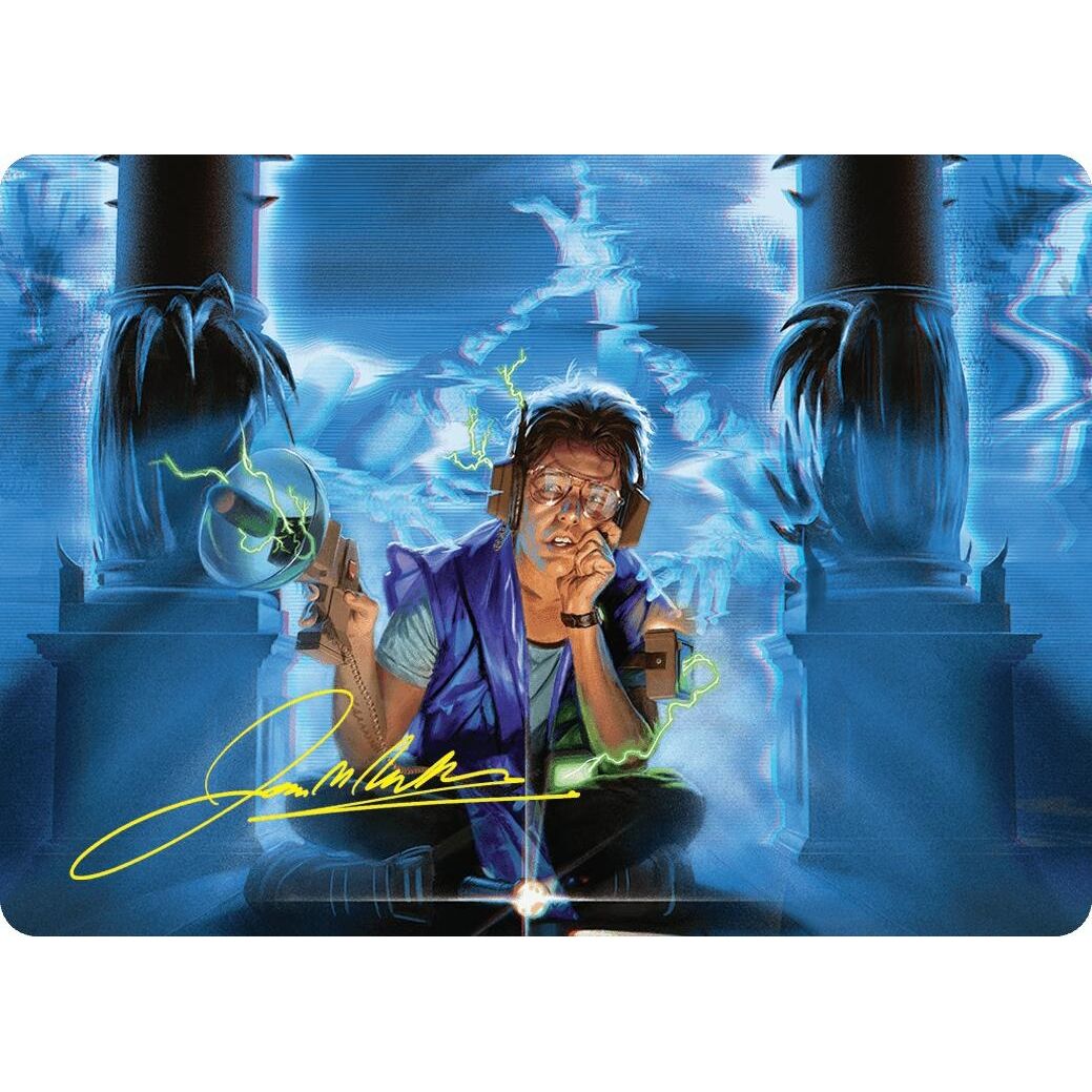 Image for Oblivious Bookworm Art Card (Gold-Stamped Signature) (22) (ASDSK) - Magic: The Gathering