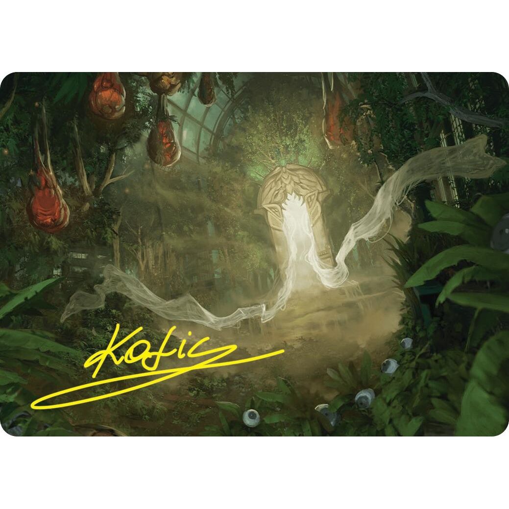 Image for Hushwood Verge Art Card (Gold-Stamped Signature) (26) (ASDSK) - Magic: The Gathering