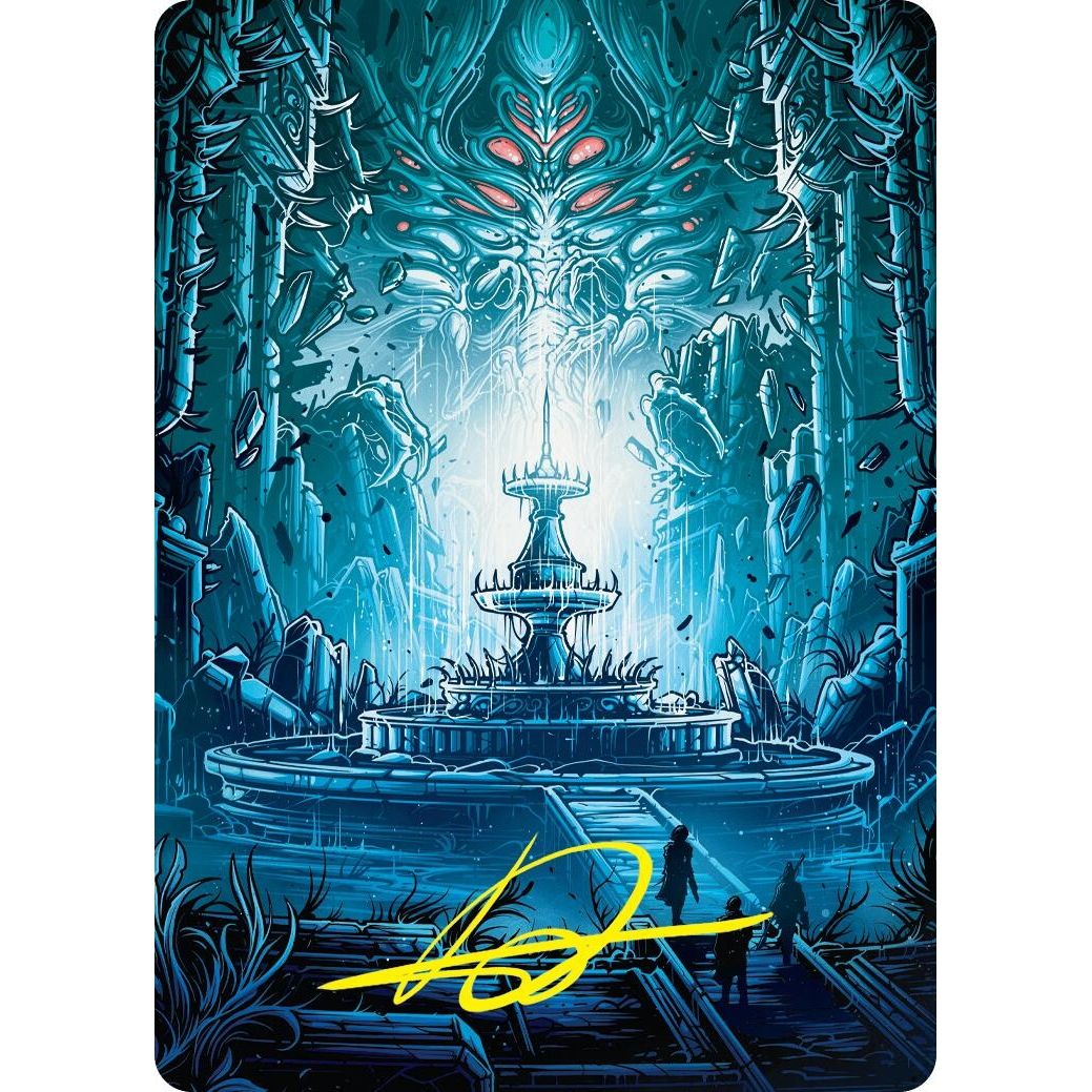Image for Island Art Card (Gold-Stamped Signature) (28) (ASDSK) - Magic: The Gathering