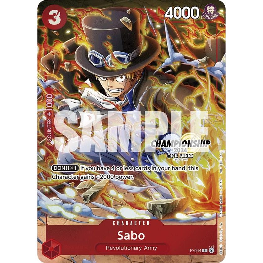 Image for Sabo (CS 2024 Event Pack Finalist) (P-044) (OP-PR) - One Piece Card Game