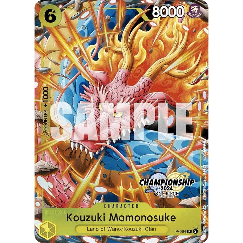 Image for Kouzuki Momonosuke (CS 2024 Event Pack Finalist) (P-064) (OP-PR) - One Piece Card Game
