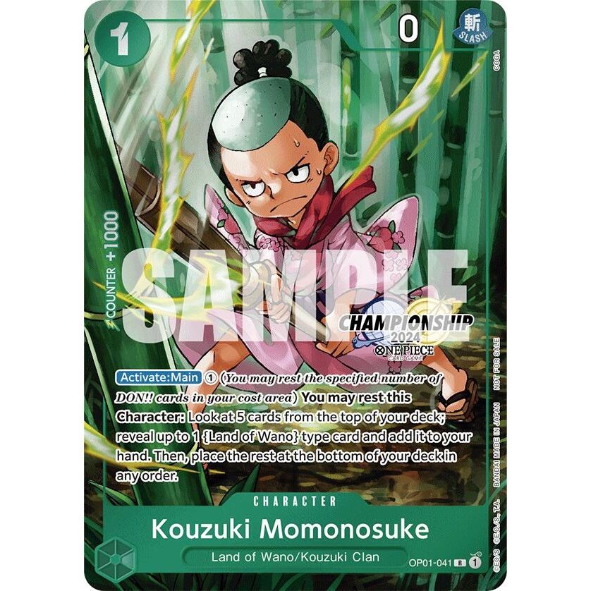 Image for Kouzuki Momonosuke (CS 2024 Celebration Pack) (OP01-041) (OP-PR) - One Piece Card Game