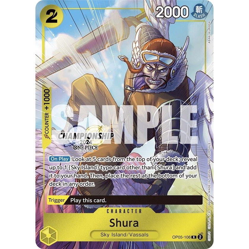 Image for Shura (CS 2024 Celebration Pack) (OP05-106) (OP-PR) - One Piece Card Game