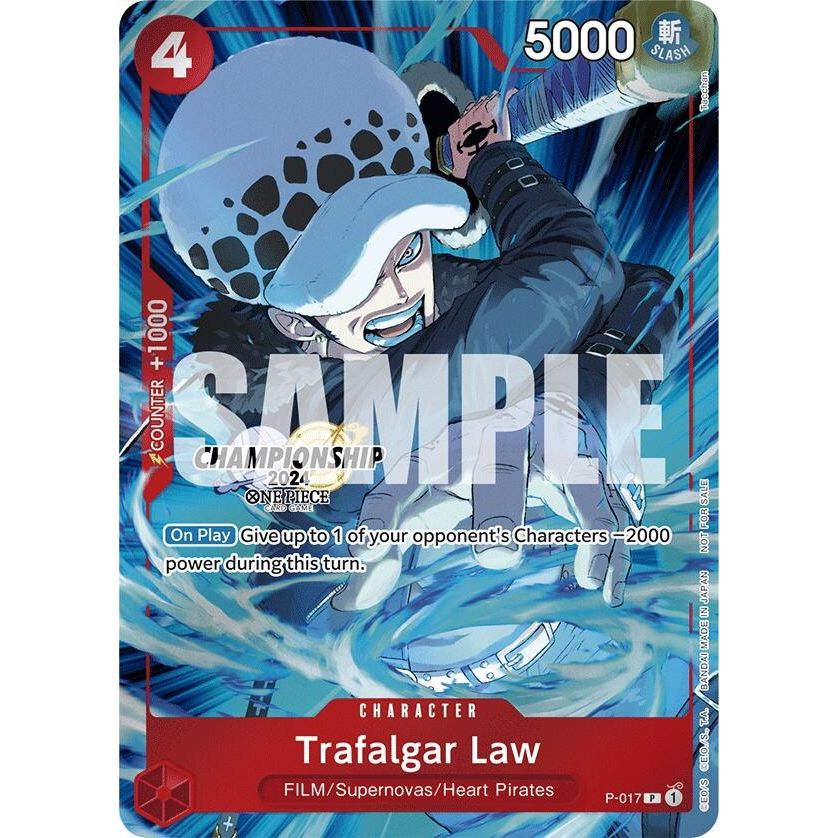 Image for Trafalgar Law (CS 2024 Celebration Pack) (P-017) (OP-PR) - One Piece Card Game
