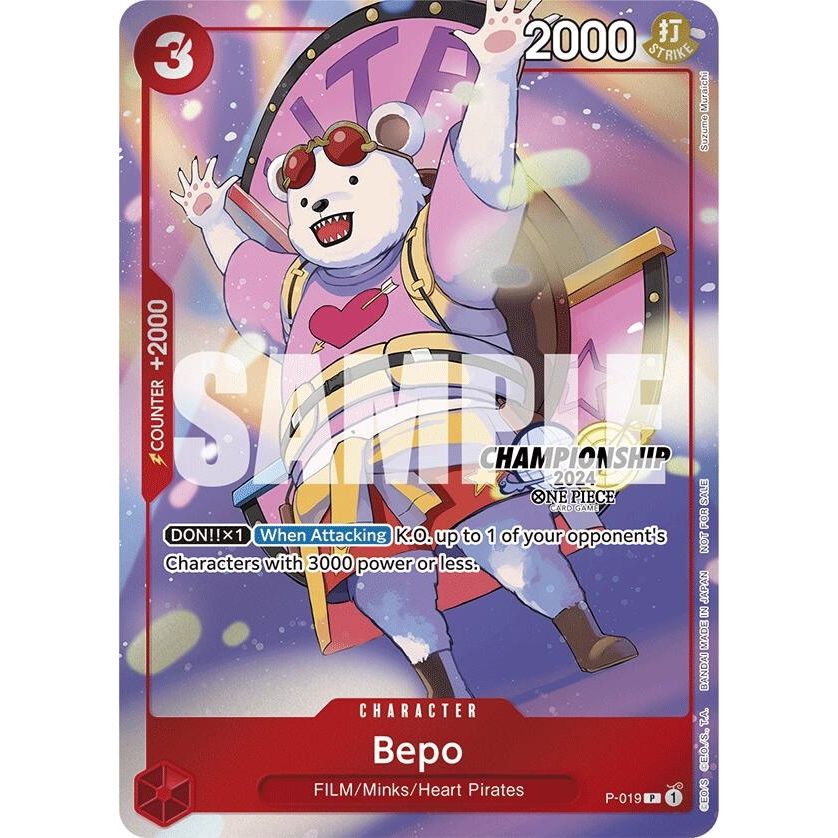 Image for Bepo (CS 2024 Celebration Pack) (P-019) (OP-PR) - One Piece Card Game