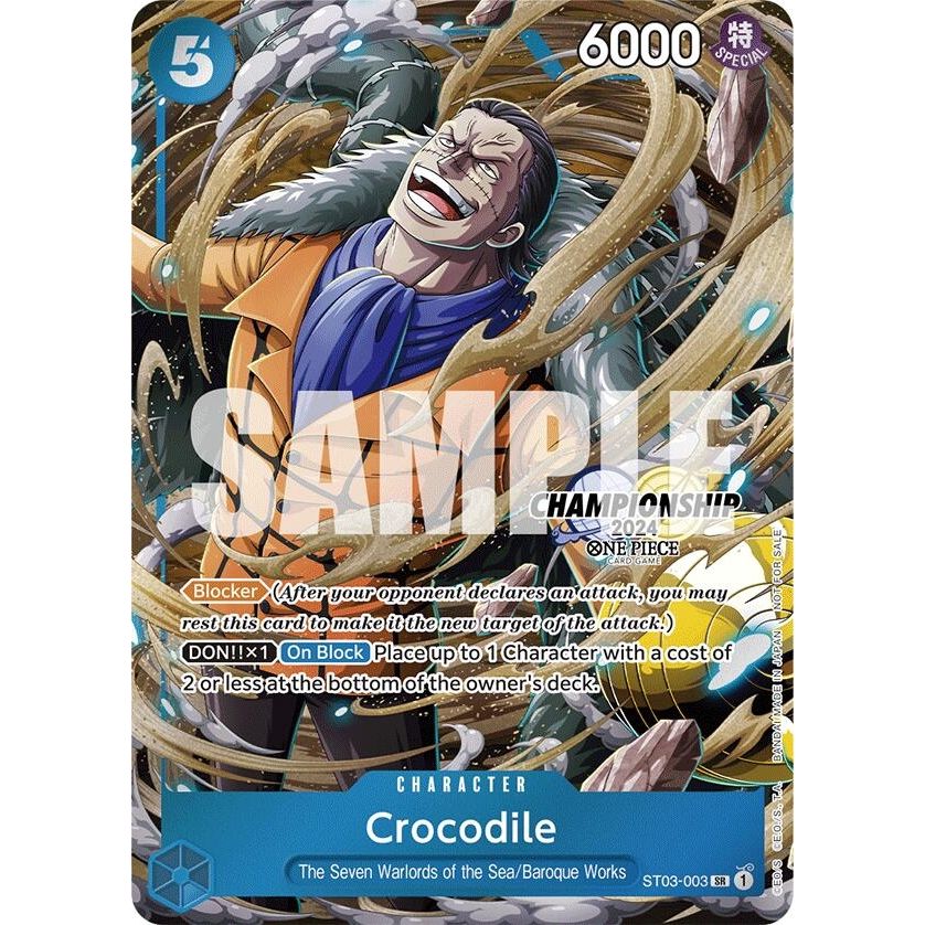 Image for Crocodile (CS 2024 Celebration Pack) (ST03-003) (OP-PR) - One Piece Card Game