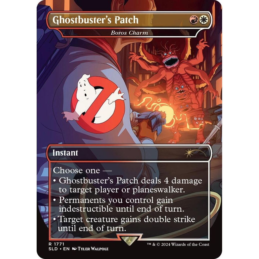 Image for Ghostbuster's Patch - Boros Charm (1771) (SLD) - Magic: The Gathering