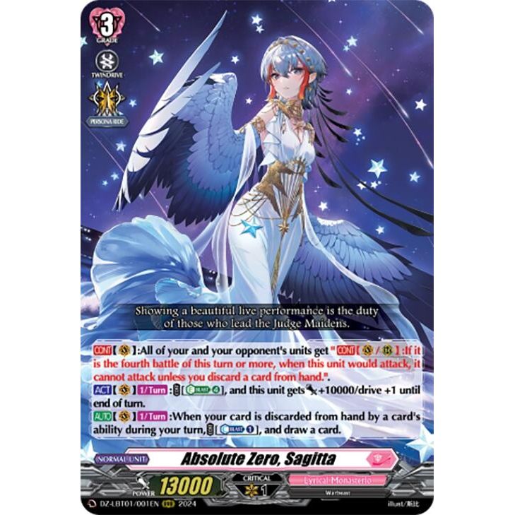 Image for Absolute Zero, Sagitta (DZ-LBT01/001EN) (DZ-LBT01) - Cardfight Vanguard