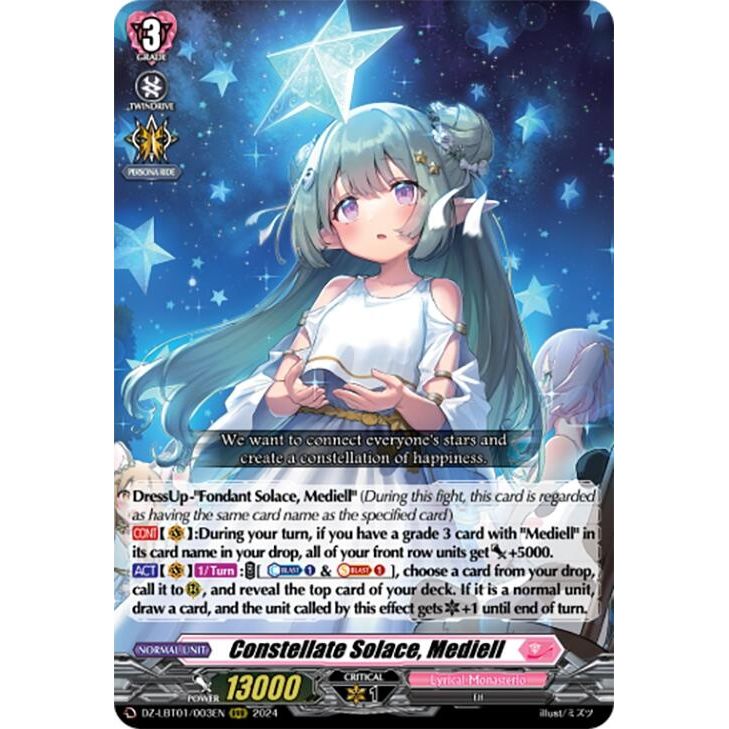 Image for Constellate Solace, Mediell (DZ-LBT01/003EN) (DZ-LBT01) - Cardfight Vanguard