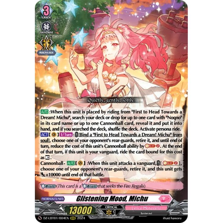 Image for Glistening Mood, Michu (DZ-LBT01/004EN) (DZ-LBT01) - Cardfight Vanguard