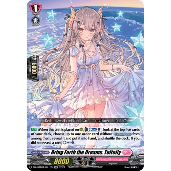 Image for Bring Forth the Dreams, Tolteily (DZ-LBT01/041EN) (DZ-LBT01) - Cardfight Vanguard
