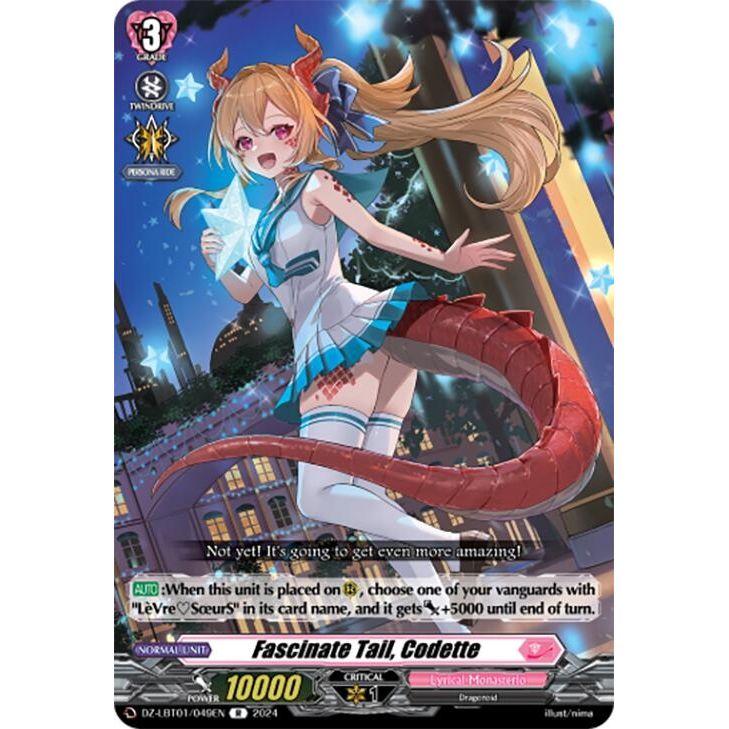 Image for Fascinate Tail, Codette (DZ-LBT01/049EN) (DZ-LBT01) - Cardfight Vanguard