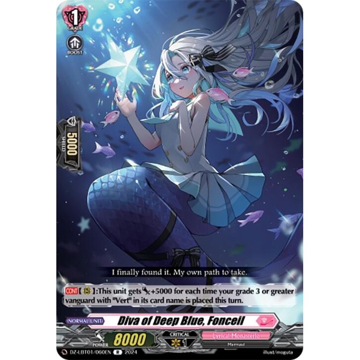 Image for Diva of Deep Blue, Fonceil (DZ-LBT01/060EN) (DZ-LBT01) - Cardfight Vanguard