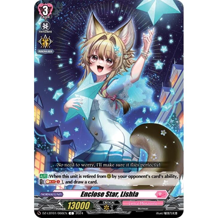 Image for Enclose Star, Lishla (DZ-LBT01/066EN) (DZ-LBT01) - Cardfight Vanguard