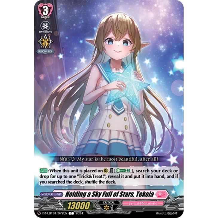 Image for Holding a Sky Full of Stars, Tekeia (DZ-LBT01/072EN) (DZ-LBT01) - Cardfight Vanguard