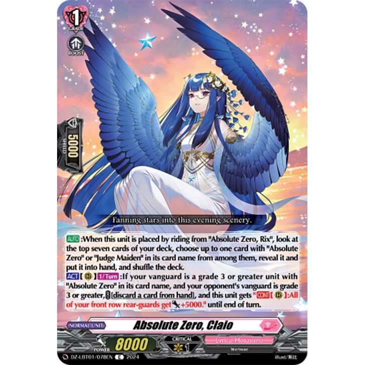 Image for Absolute Zero, Claio (DZ-LBT01/078EN) (DZ-LBT01) - Cardfight Vanguard