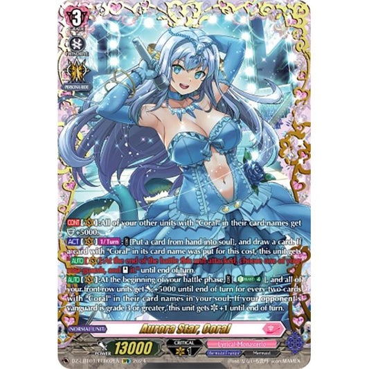 Image for Aurora Star, Coral (FFR) (DZ-LBT01/FFR02EN) (DZ-LBT01) - Cardfight Vanguard