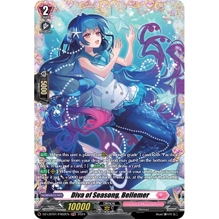 Image for Diva of Seasong, Bellemer (FR) (DZ-LBT01/FR02EN) (DZ-LBT01) - Cardfight Vanguard