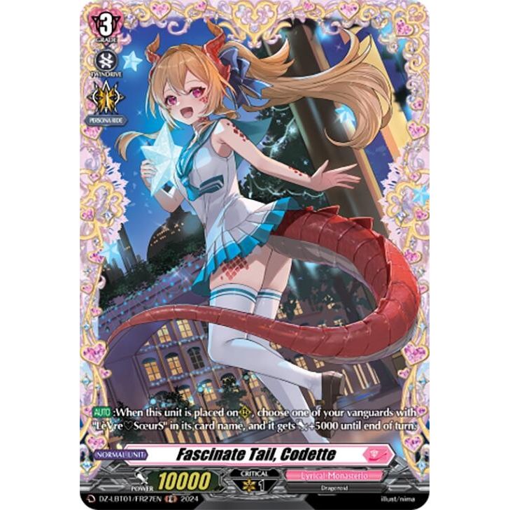 Image for Fascinate Tail, Codette (FR) (DZ-LBT01/FR27EN) (DZ-LBT01) - Cardfight Vanguard