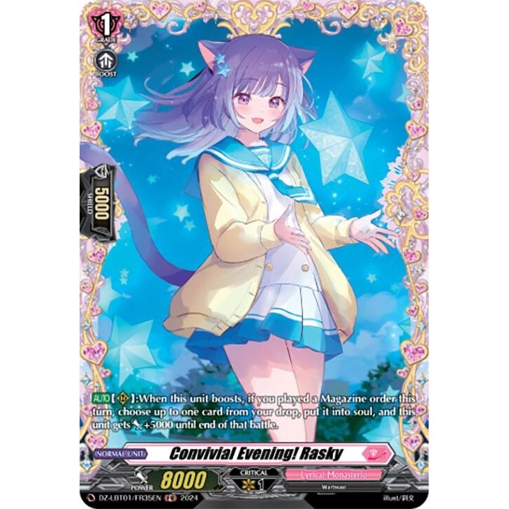 Image for Convivial Evening! Rasky (FR) (DZ-LBT01/FR35EN) (DZ-LBT01) - Cardfight Vanguard