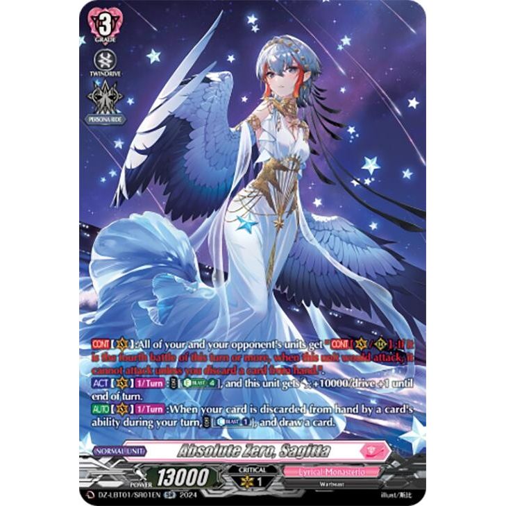 Image for Absolute Zero, Sagitta (SR) (DZ-LBT01/SR01EN) (DZ-LBT01) - Cardfight Vanguard