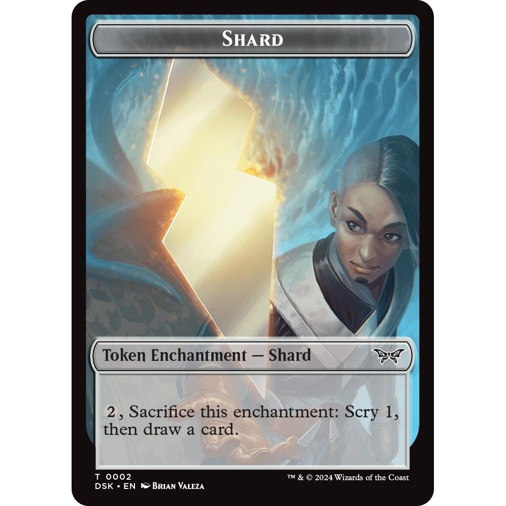 Image for Shard // Manifest Double-Sided Token (2 // 18) (DSK) - Magic: The Gathering
