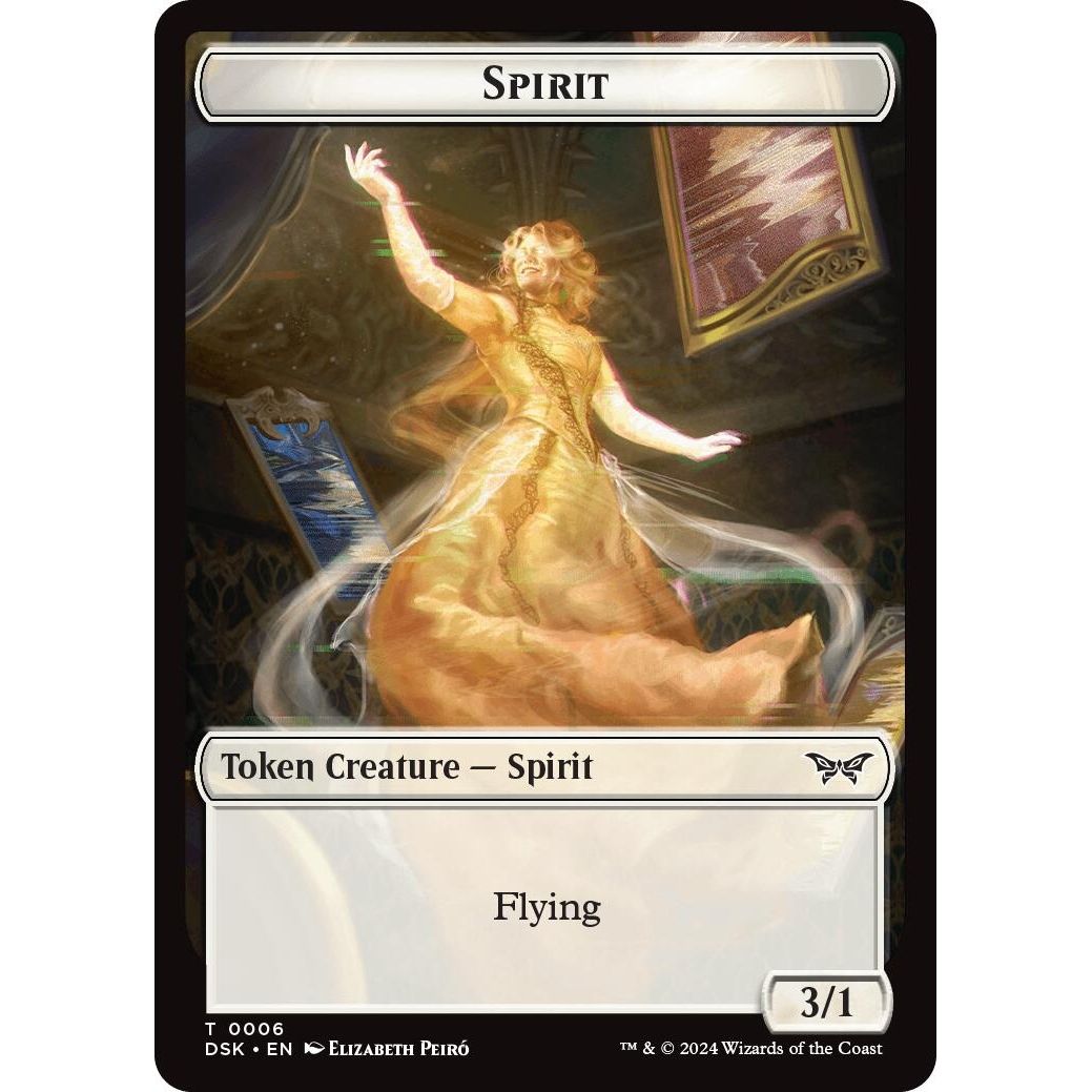 Image for Spirit (0006) Token (6) (DSK) - Magic: The Gathering