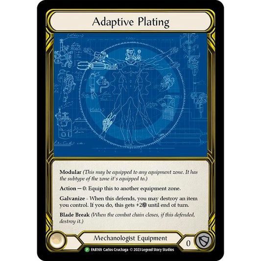 Image for Adaptive Plating - FAB169 (FAB169) (PR) - Flesh and Blood TCG