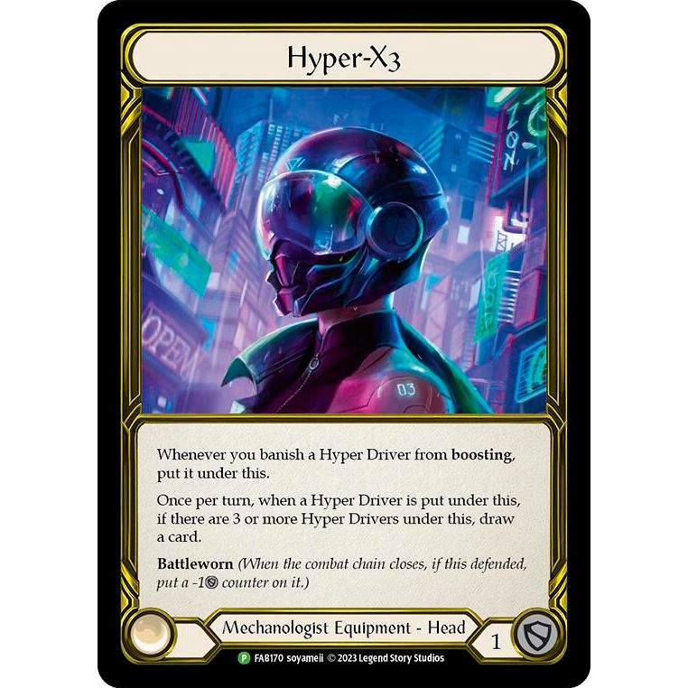 Image for Hyper-X3 - FAB170 (FAB170) (PR) - Flesh and Blood TCG