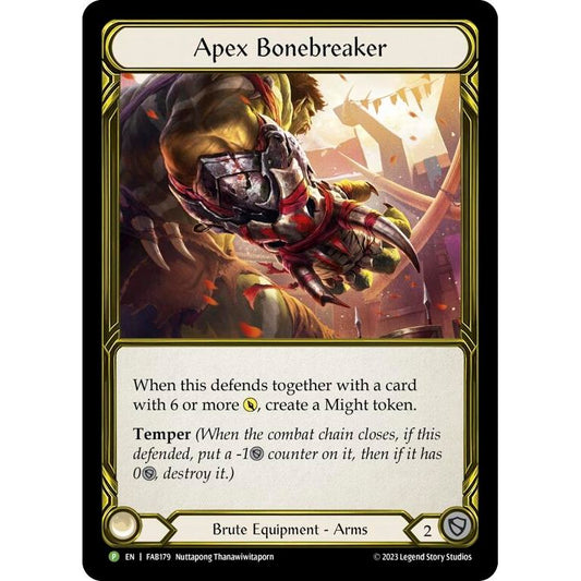 Image for Apex Bonebreaker - FAB179 (FAB179) (PR) - Flesh and Blood TCG