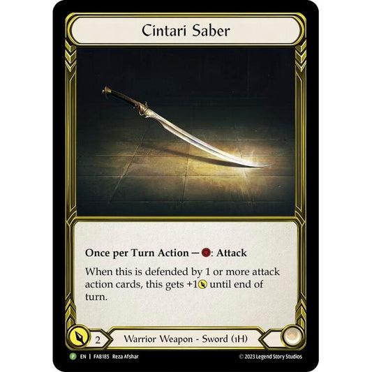 Image for Cintari Saber - FAB185 (FAB185) (PR) - Flesh and Blood TCG