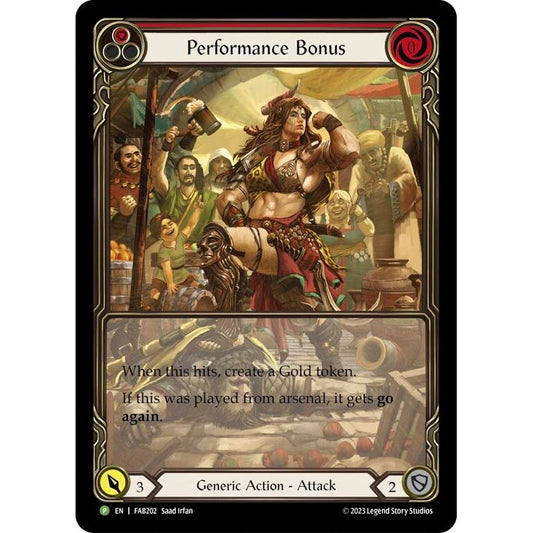 Image for Performance Bonus (Red) - FAB202 (FAB202) (PR) - Flesh and Blood TCG