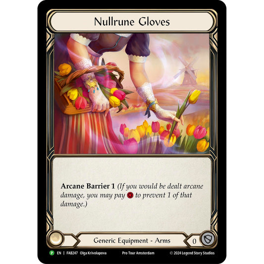 Image for Nullrune Gloves - FAB247 (FAB247) (PR) - Flesh and Blood TCG