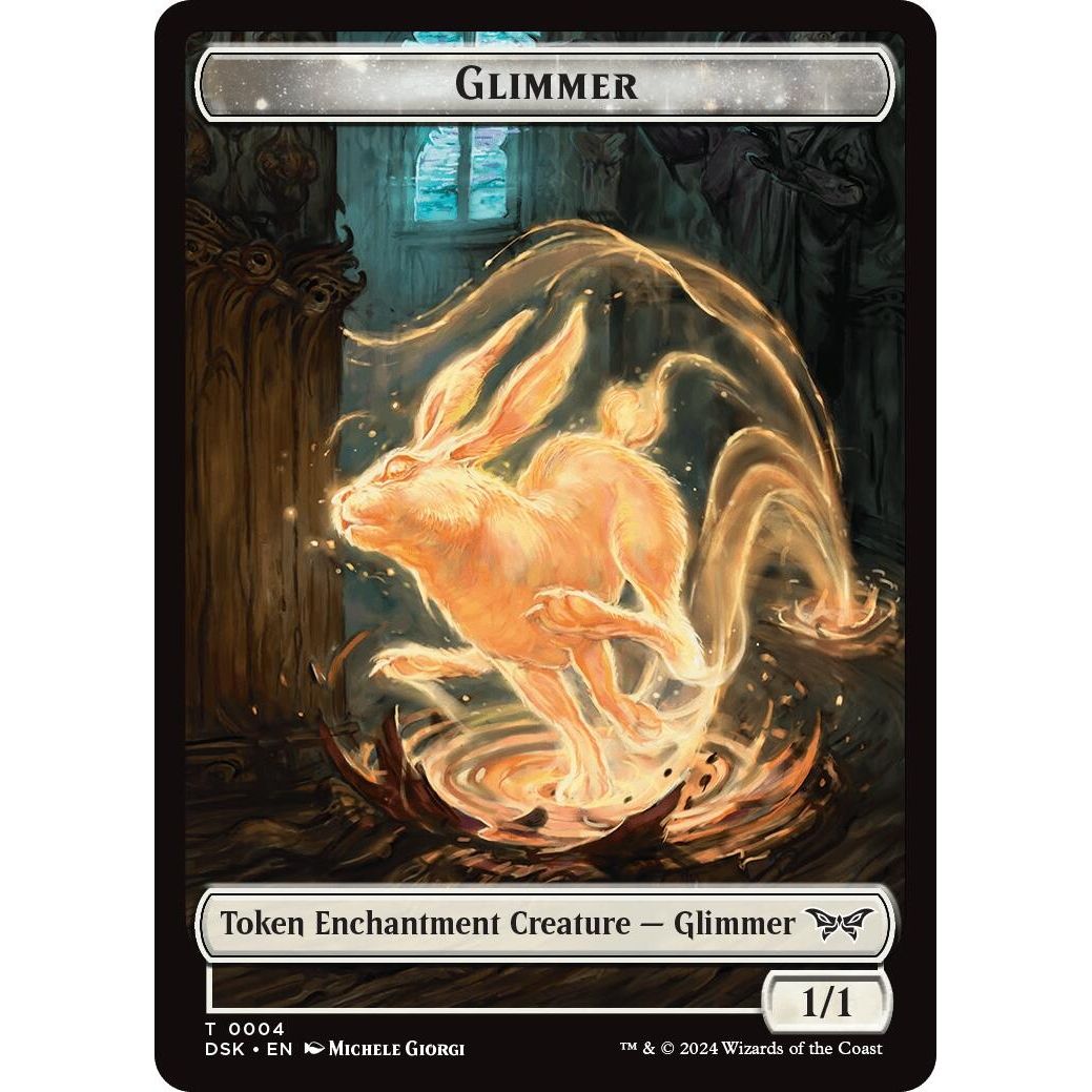 Image for Glimmer // Scarecrow Double-Sided Token (4 // 23) (DSC) - Magic: The Gathering