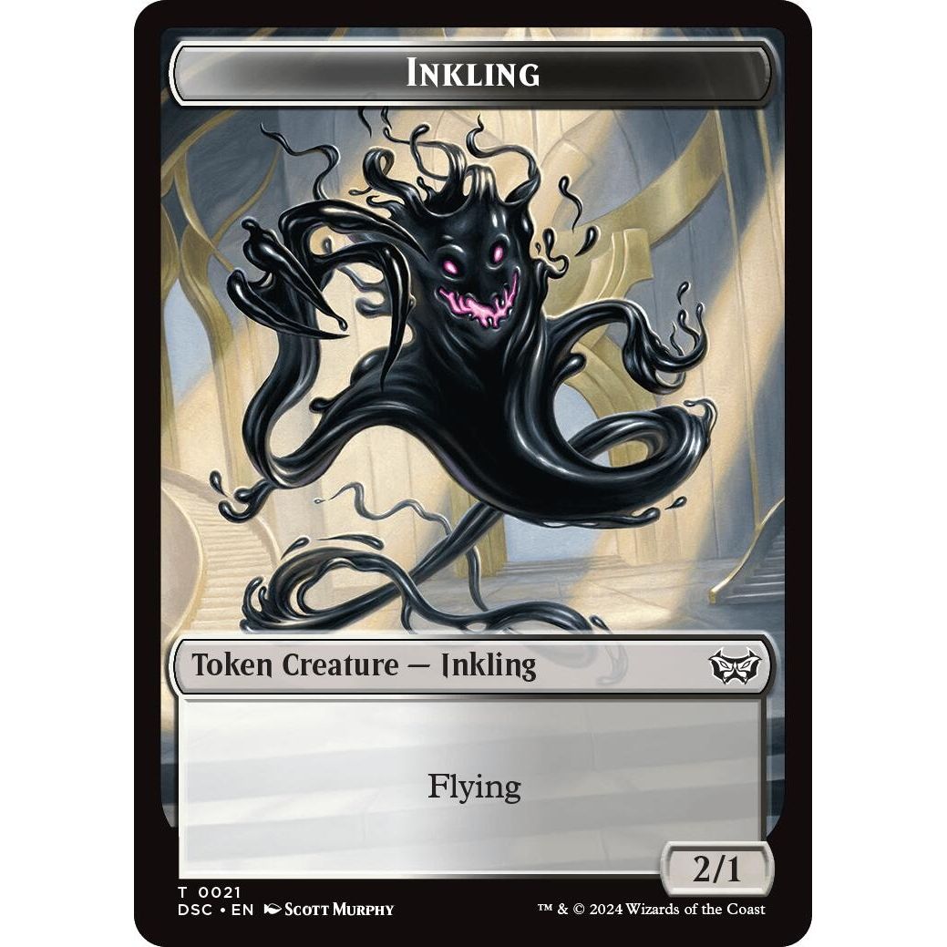 Image for Inkling // Scarecrow Double-Sided Token (21 // 23) (DSC) - Magic: The Gathering