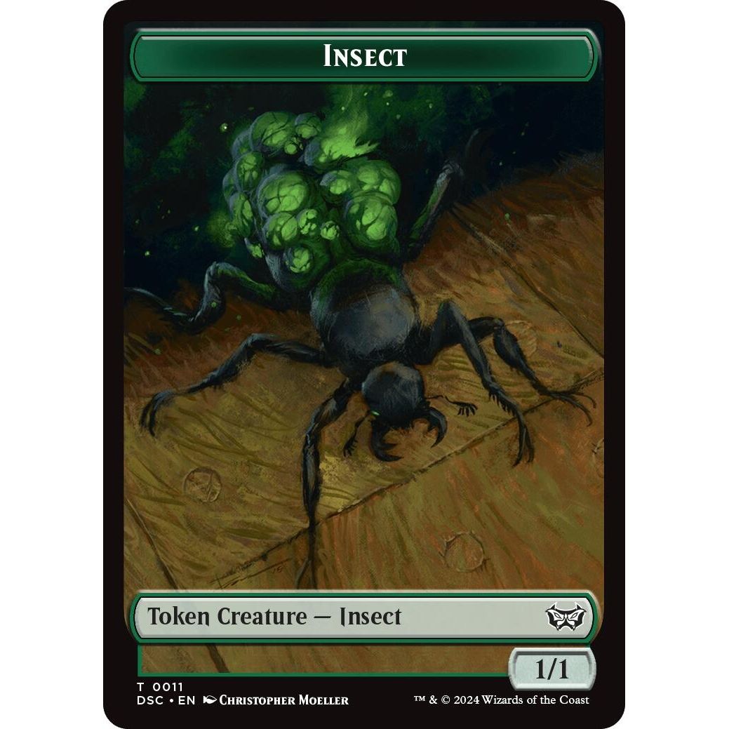 Image for Insect (0011) // Shapeshifter Double-Sided Token (11 // 1) (DSC) - Magic: The Gathering