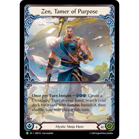 Image for Zen, Tamer of Purpose - HER115 (HER115) (PR) - Flesh and Blood TCG