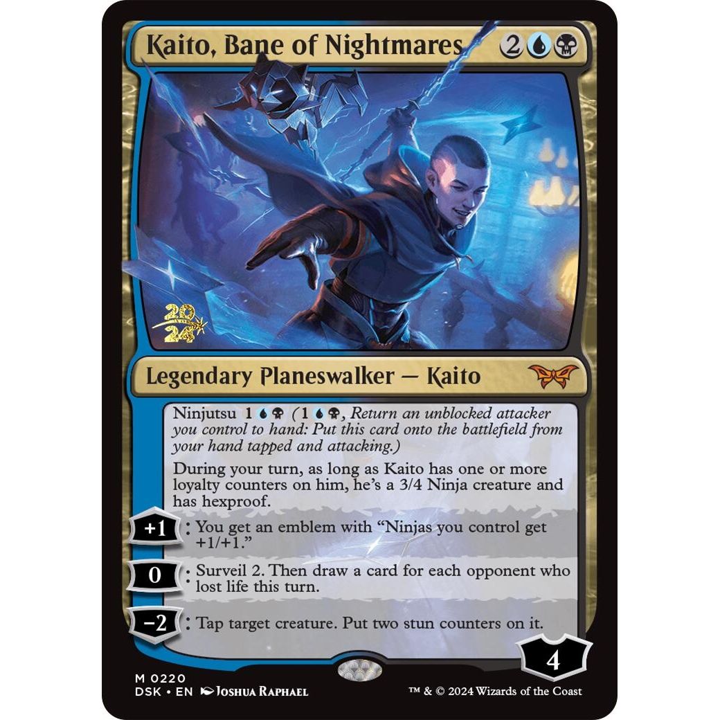 Image for Kaito, Bane of Nightmares (220) (PRE) - Magic: The Gathering