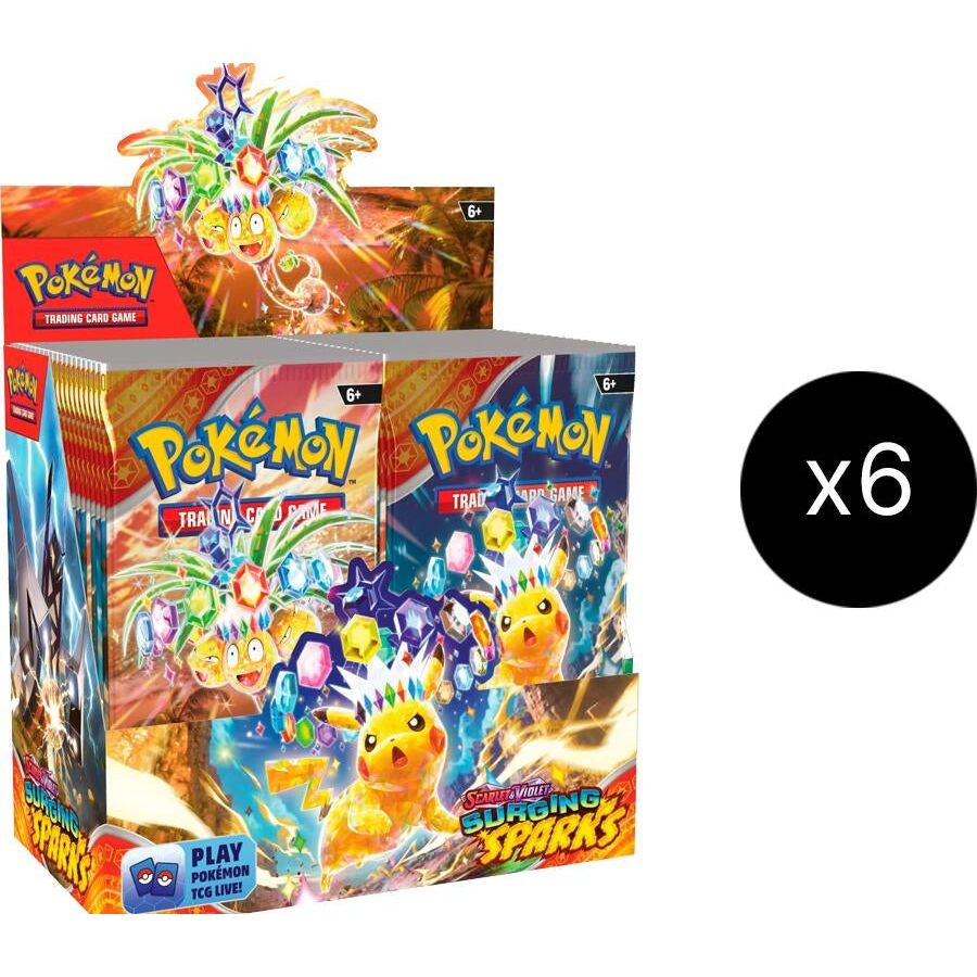 Image for Surging Sparks Booster Box Case - Pokemon
