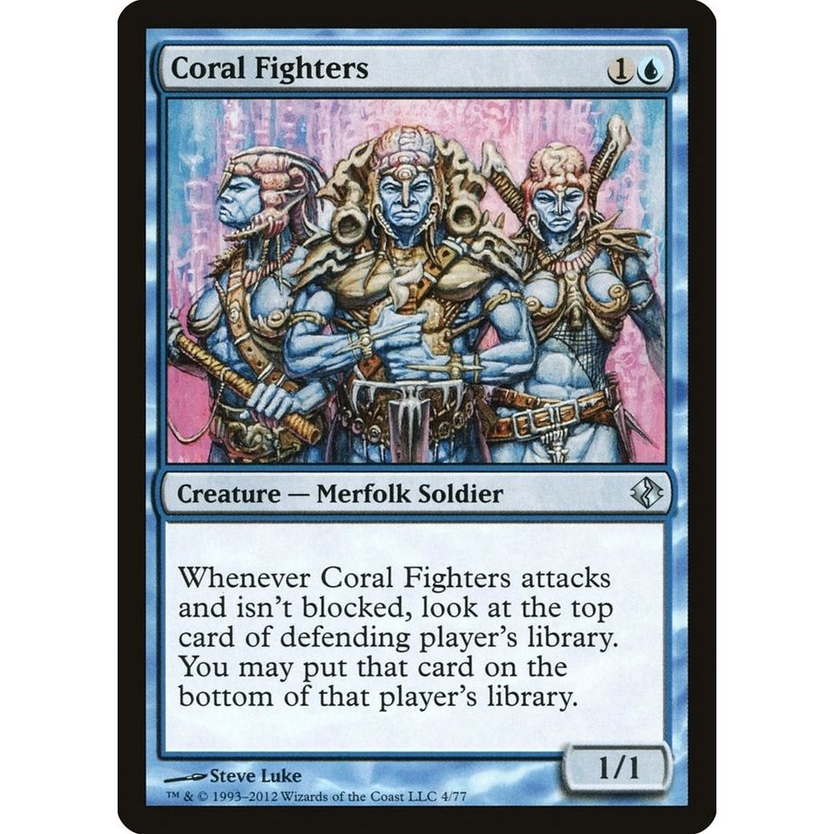Image for Coral Fighters (4) (DDI) - Magic: The Gathering