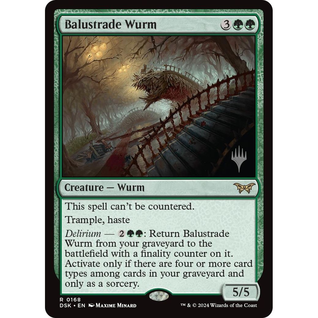 Image for Balustrade Wurm (168) (PPDSK) - Magic: The Gathering
