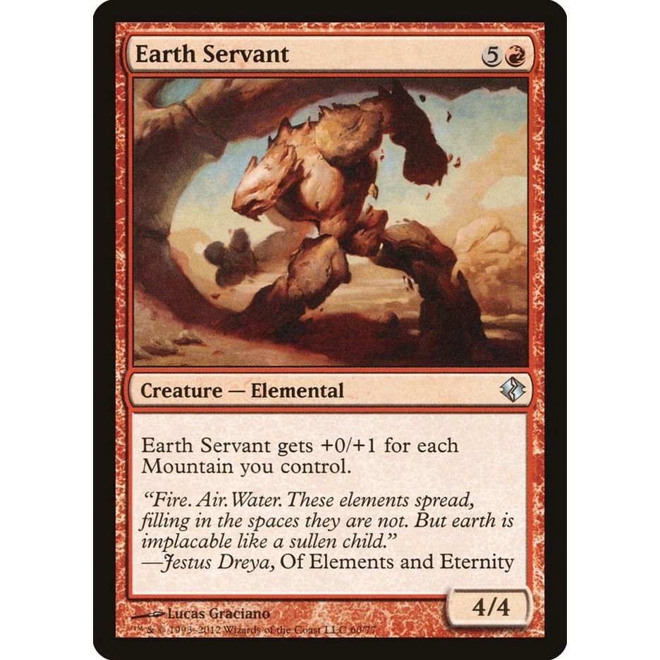 Image for Earth Servant (60) (DDI) - Magic: The Gathering