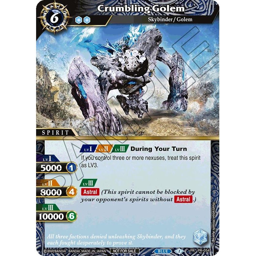 Image for Crumbling Golem (Store Tournament & Sealed Deck Pack Vol.1) (PR-054) (BSSP) - Battle Spirits Saga