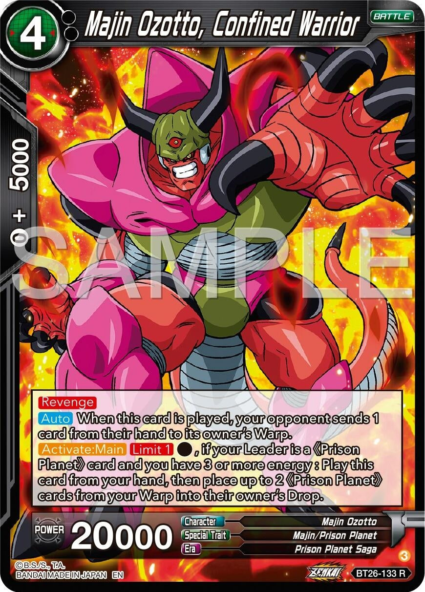 Image for Majin Ozotto, Confined Warrior (BT26-133) (BT26) - Dragon Ball Super: Masters