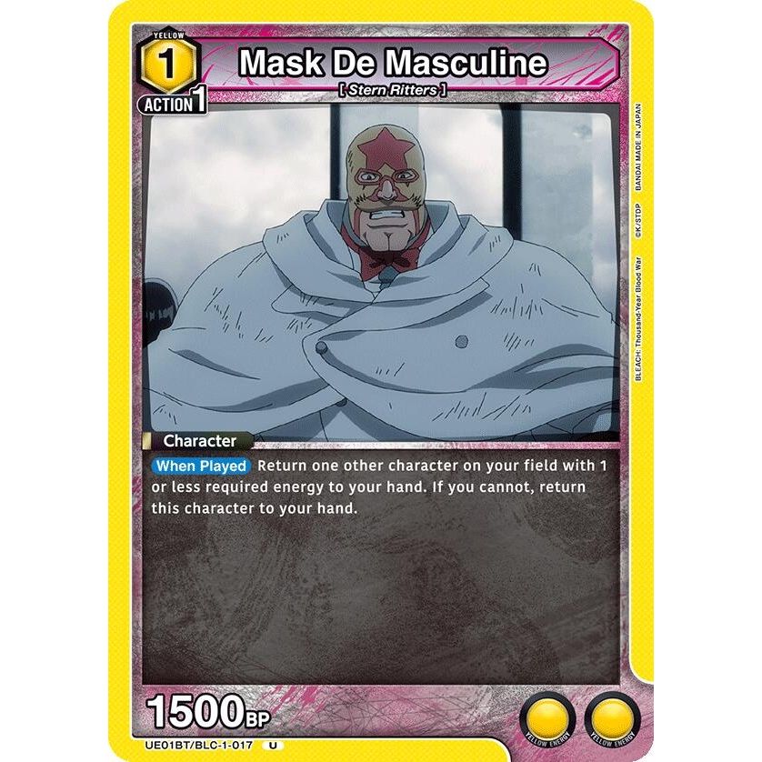 Image for Mask De Masculine (UE01BT/BLC-1-017) (UE01BT) - Union Arena